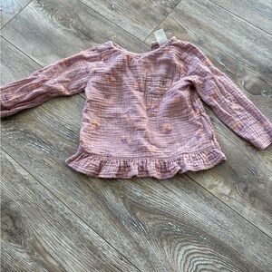 Kids Ruffled Pink Top size 18m